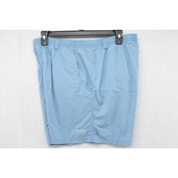 Columbia PFG Mesh Lined Swim Trunks Men's Large Packable Blue Nylon Fishing - Picture 6 of 11